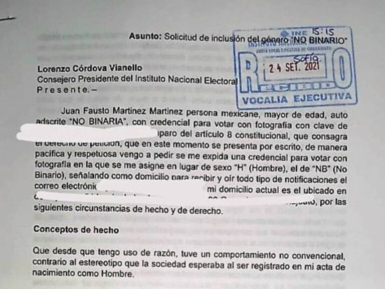 Reconocen Por Primera Vez La Identidad De Una Persona No Binaria En México Agencia Presentes 5796