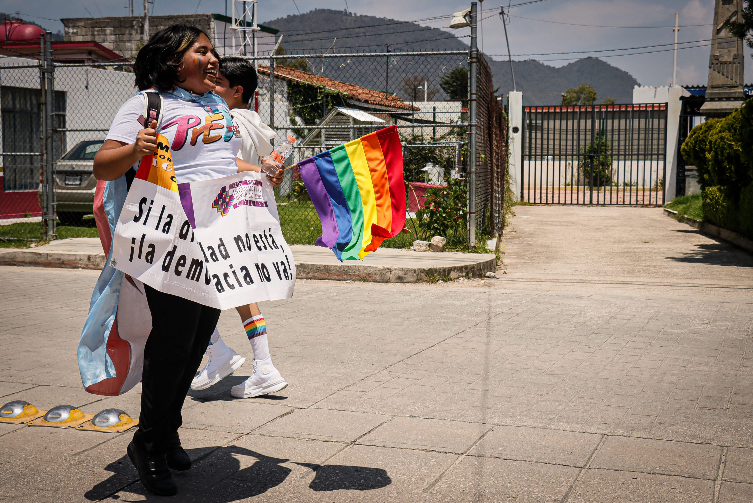 14va marcha del Orgullo LGBTQAIP en San Cristóbal de las Casas, Chiapas.