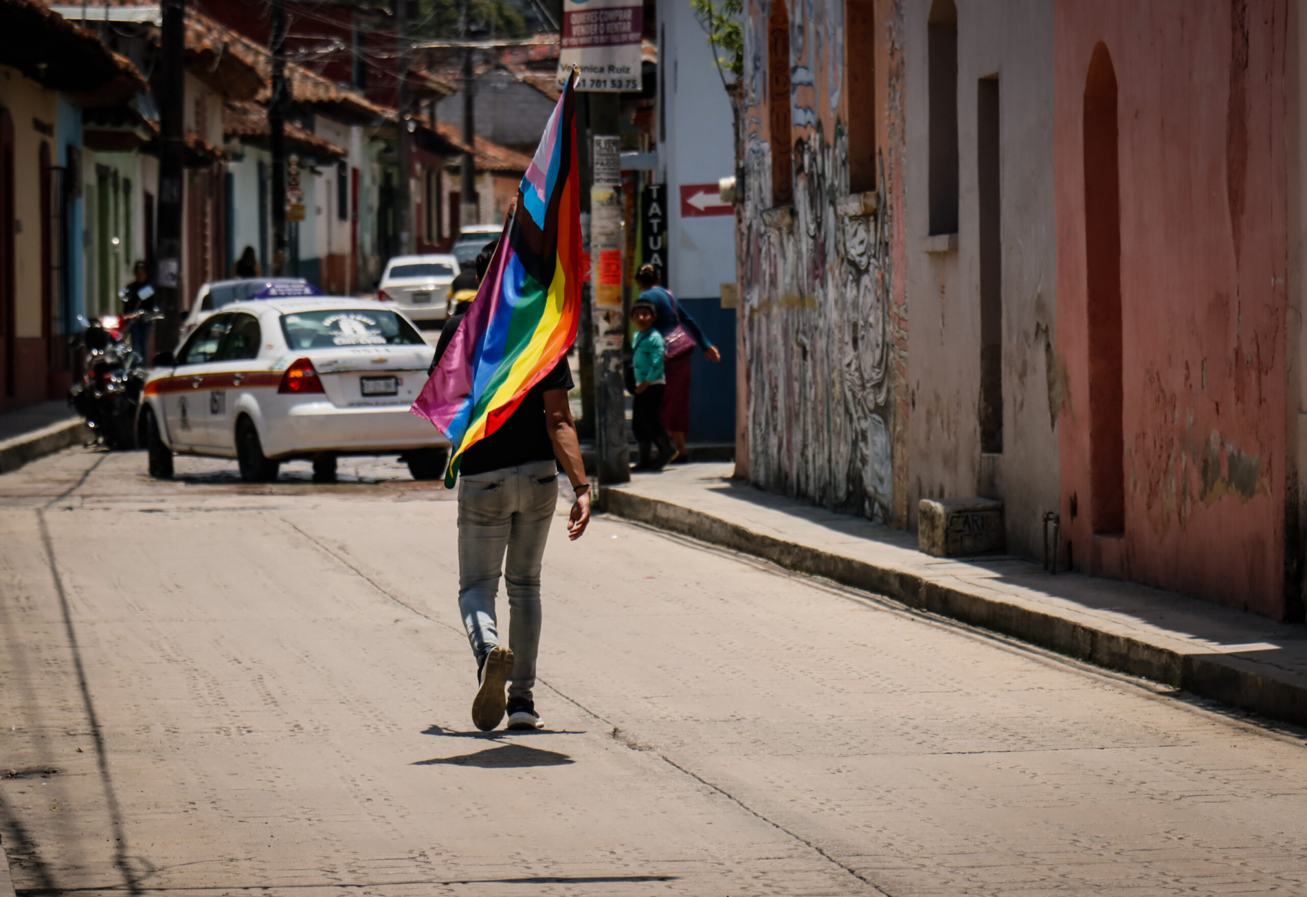 14va marcha del Orgullo LGBTQAIP en San Cristóbal de las Casas, Chiapas.
